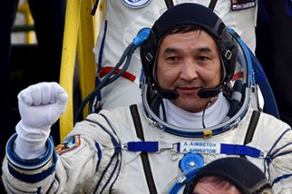 Казахстанец полетел в космос после 12 лет ожидания