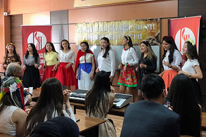 Праздник славянской письменности и культуры в Казахском национальном университете в Алма-Ате