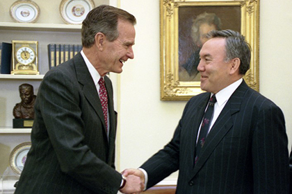 Как Назарбаев обсуждал с Бушем-старшим нефтяную «сделку века» и пьянство Ельцина