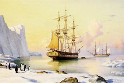 Открытие Антарктиды. Как русские моряки теорию Ломоносова подтверждали