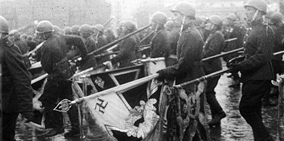 Как Красная армия захватила первое знамя вермахта