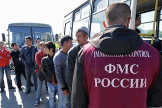 Россия: Число приезжих из стран Центральной Азии сократилось до 3,854 млн