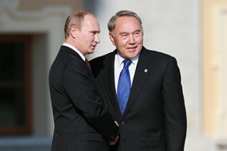 Путин и Назарбаев обсудят  вопросы экономического взаимодействия и региональной безопасности