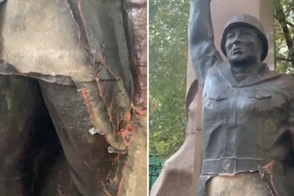 Памятник героям Великой Отечественной войны осквернили в Алматы