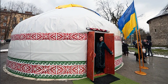 В Киеве не прекращаются провокации с казахскими юртами